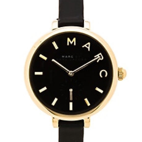 Marc Jacobs Sally Watch in black and gold - Picture 2 of 6
